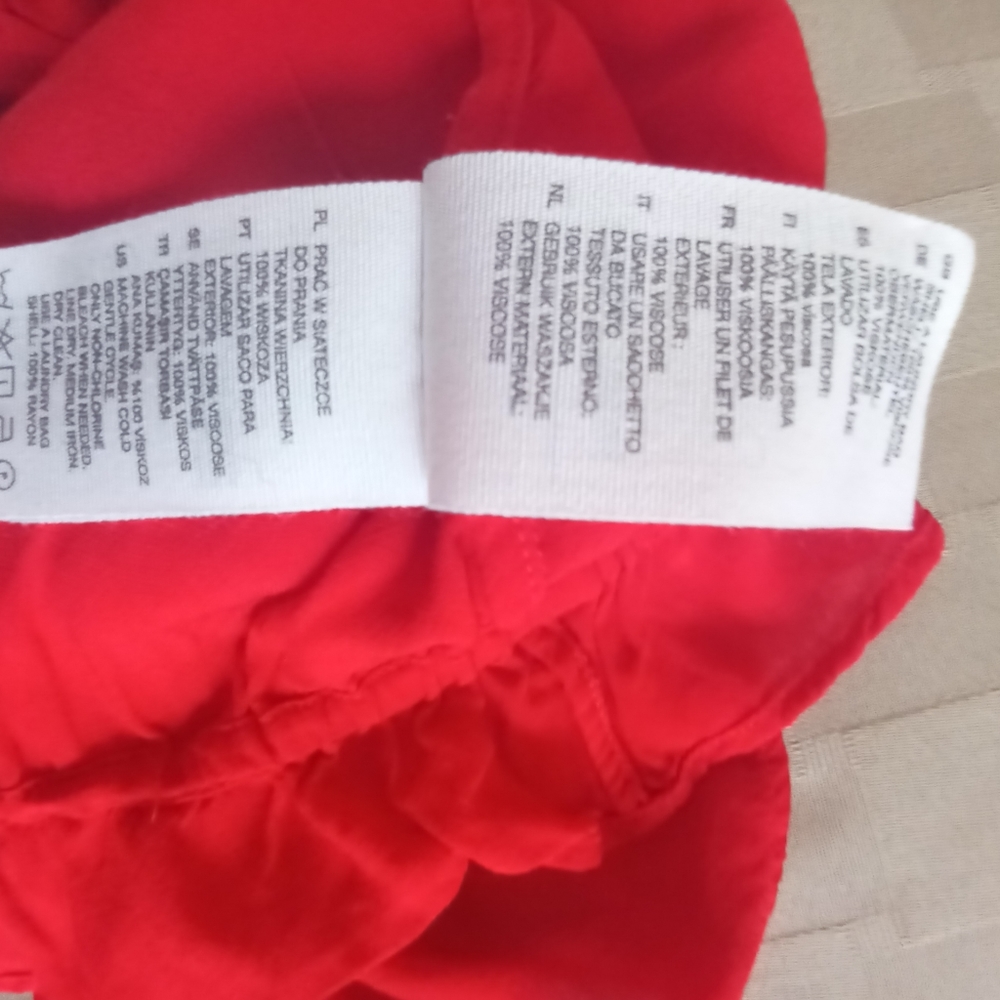 & Other Stories Red Ruffle d Blouse - Picture 12 of 13